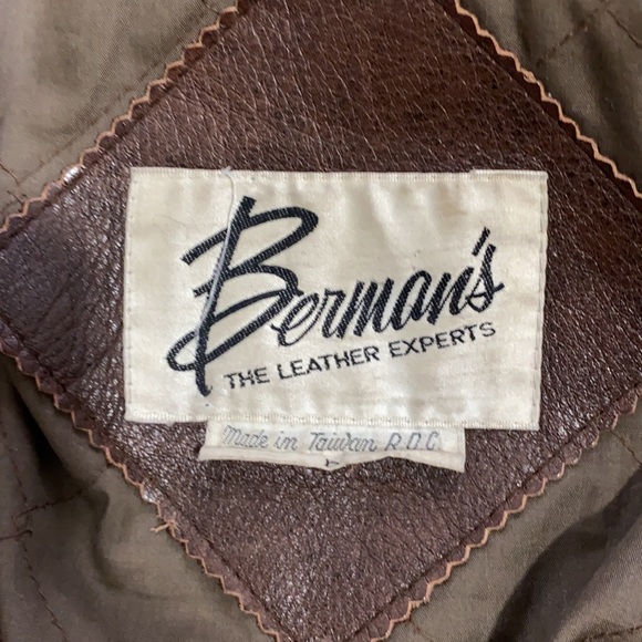 Gorgeous Men’s Vintage Berman’s Leather Jacket - Picture 8 of 9